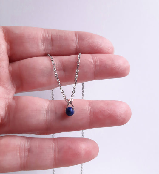 BIRTHSTONE PENDANT | VIRGO - LAPIS LAZULI