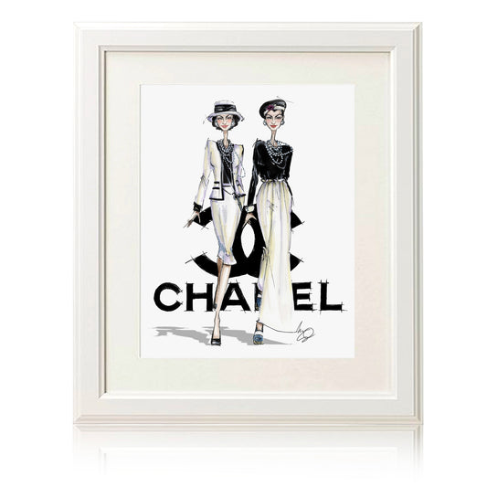Art Print | Wall Art | Gabrielle Chanel duo