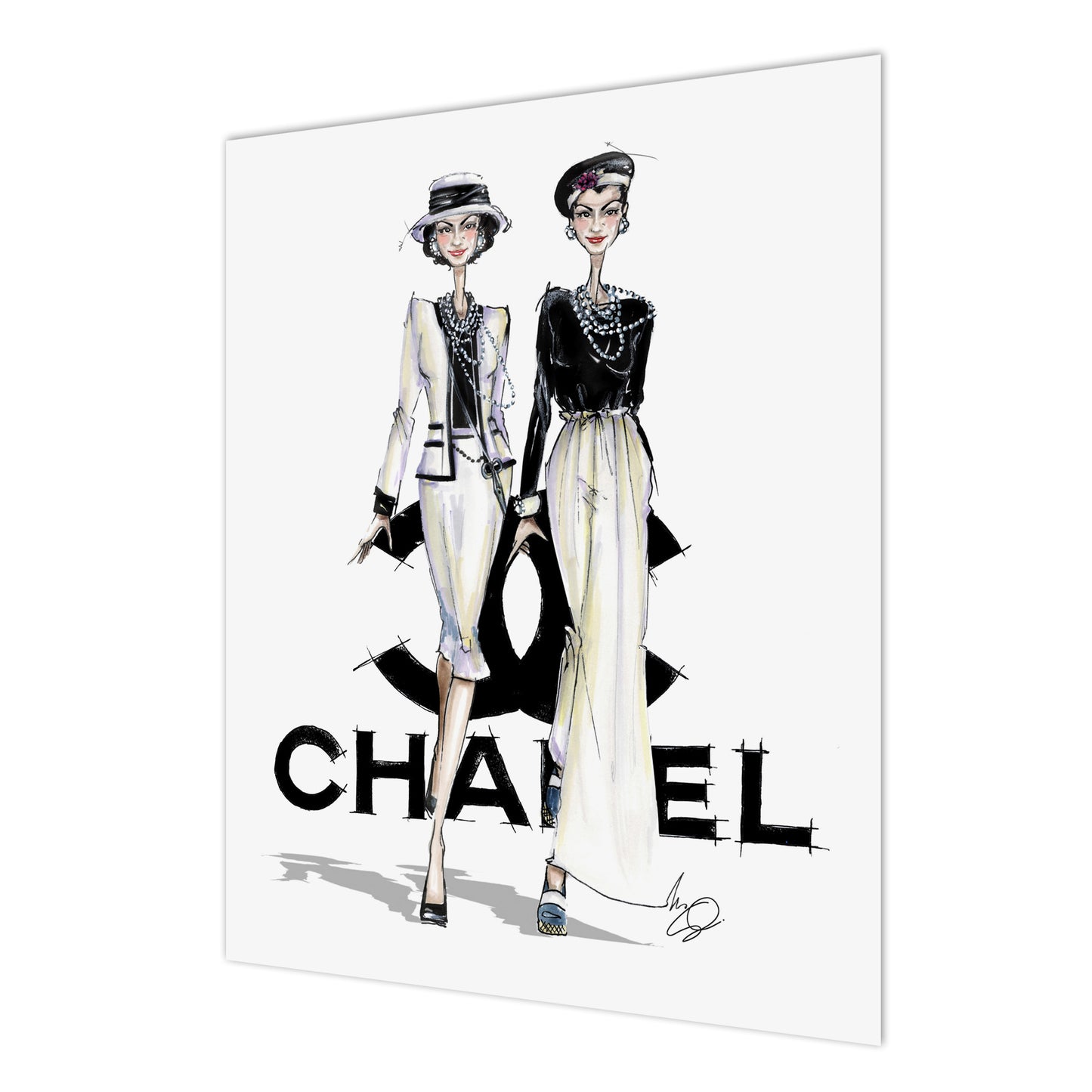 Art Print | Wall Art | Gabrielle Chanel duo