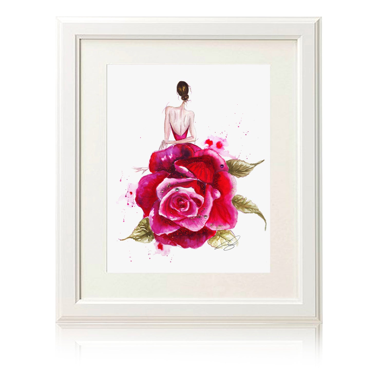Art Print | Wall Art | Rose Gown