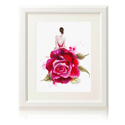 Art Print | Wall Art | Rose Gown