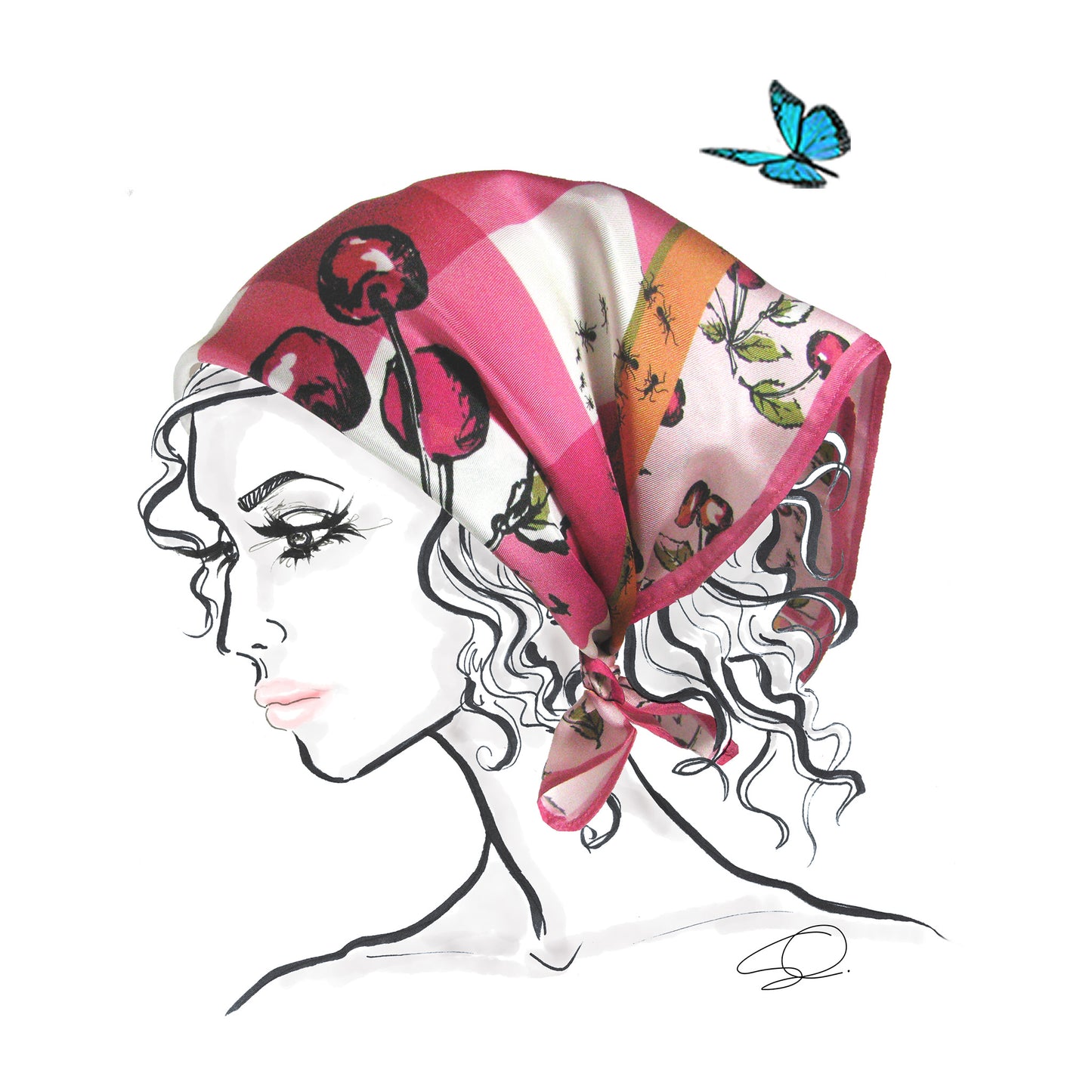 *SAMPLE SALE* BANDANA "PICNIC SOCIETY"