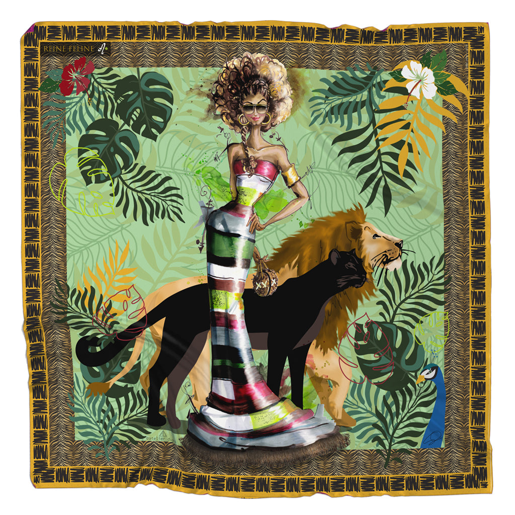 Star Sign Art – Square Silk Scarves – The ASTRO GALS!