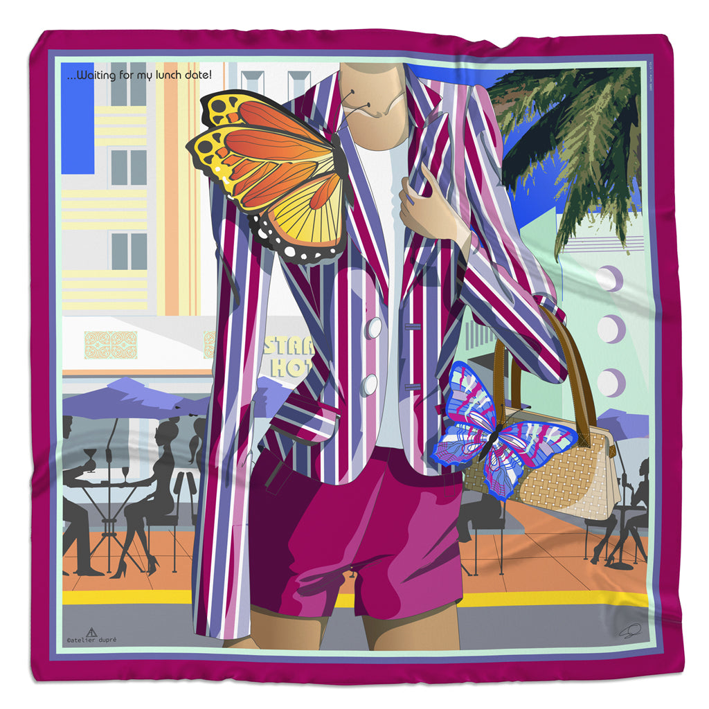 Chic & Colorful Square Silk Scarves