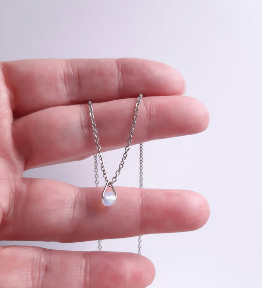 Collier Minimaliste avec Cristal | Opaline | Zodiaque Balance