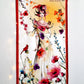 Large silk tapestry illustrating the Cancer silhouette in bright summer hues