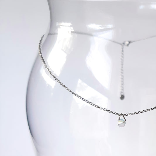 Collier Minimaliste avec Cristal | Opaline | Zodiaque Balance