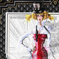 Zoom on the Capricorn silk scarf artwork