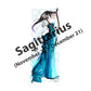 Sagittarius fashion illustration